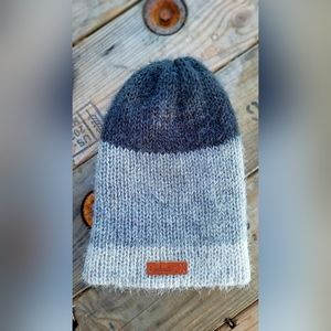 Handmade Black & Grey Adult Beanie